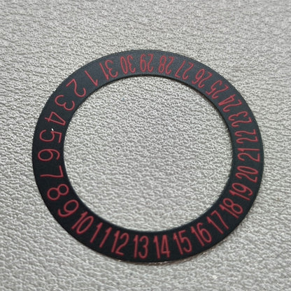 Red Font Date Disk Wheel Date Wheel Fit for NH35 NH36 Movement Date@6