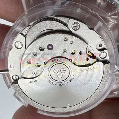 Miyota/Citizen 9019, japanisches automatisches mechanisches Uhrwerk, Datum bei 3/6