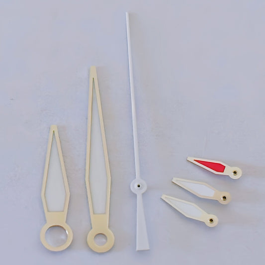 Silver-trimmed white second hand for ETA/Dandong 7750 watch movement, precision watch accessory