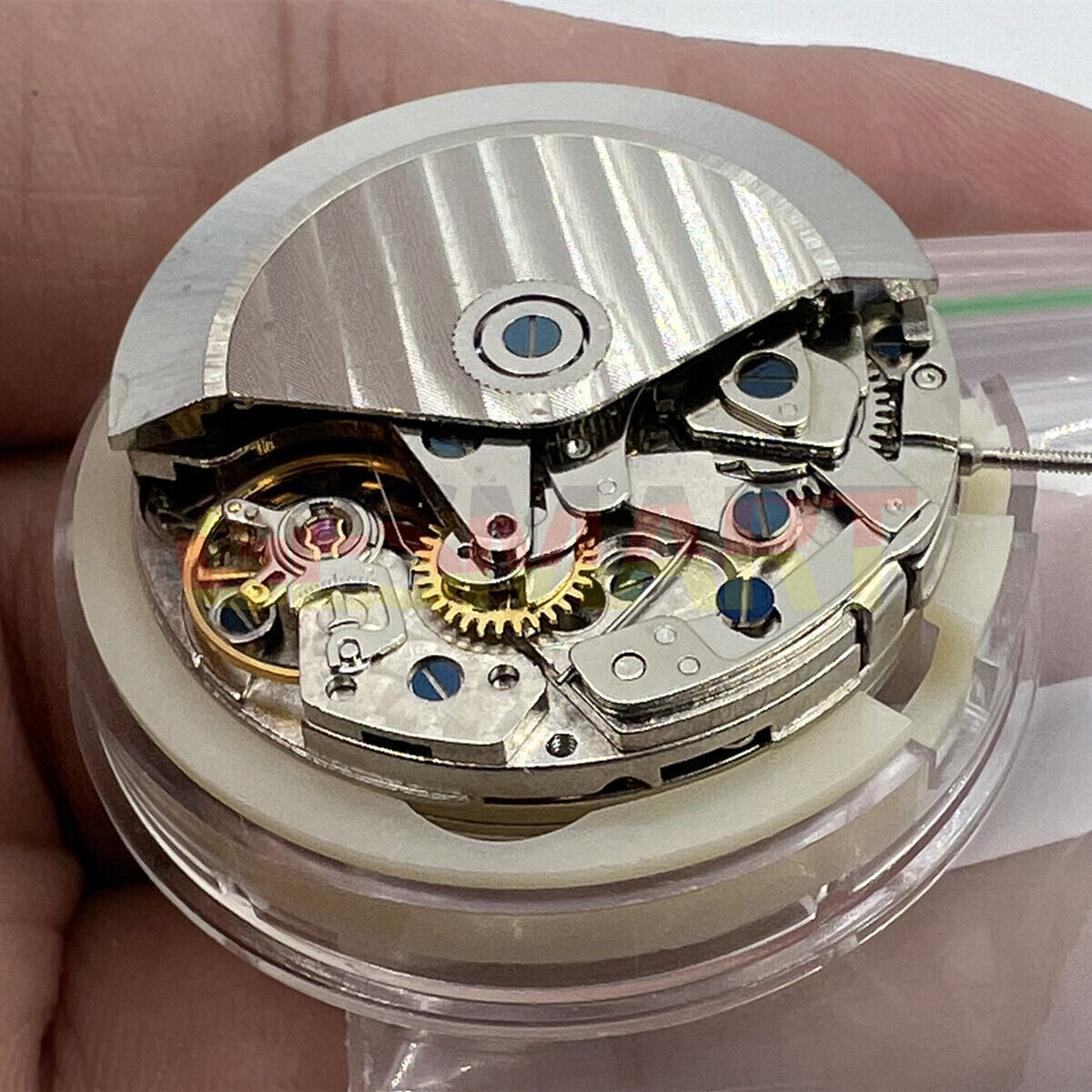 Asian 7750 automatic chronograph watch movement with single calendar, perfect for precise repairs and upgrades.