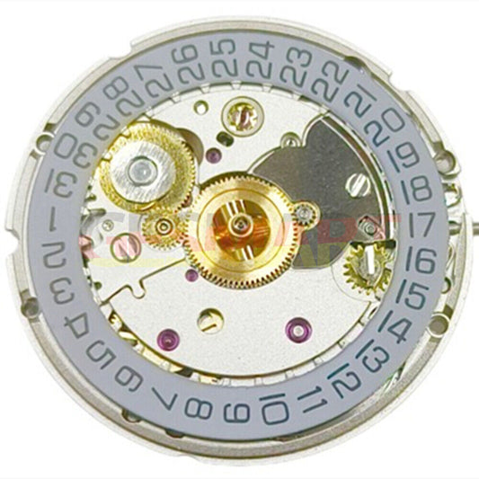 Wuhan Made 2824-2 silver automatic mechanical watch movement, replacement for ETA2824-2 models.
