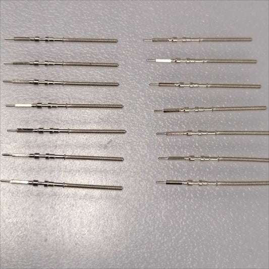 Lot de 10 tiges de remontoir de montre génériques fabriquées en Chine pour mouvement 7009