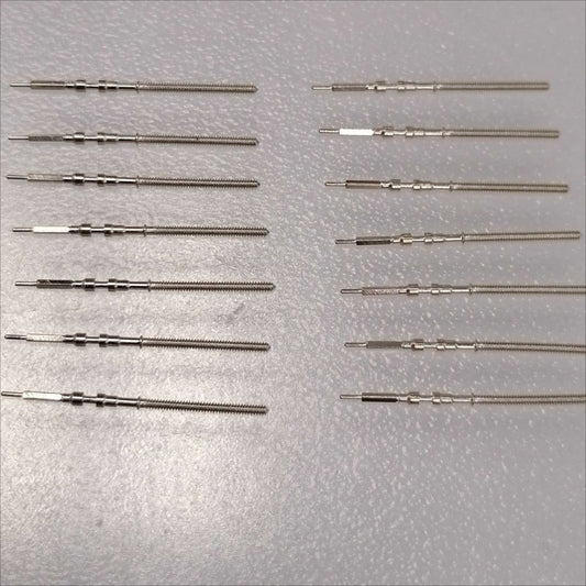 Lot de 10 tiges de remontoir de montre génériques fabriquées en Chine pour mouvement 7009