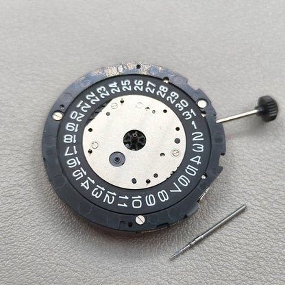 Miyota 6S10 Quartz Movement Watch Part Black Disk Date@3
