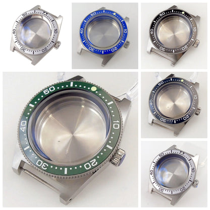 300M Diver 40mm Stainless Steel Watch Case with Ceramic Bezel fit NH35/NH36