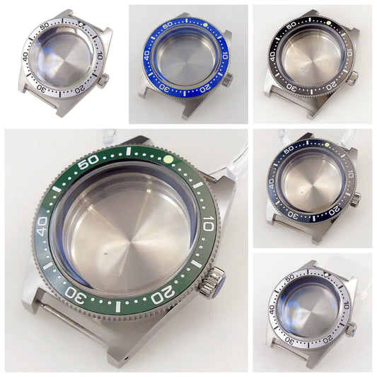 300M Diver 40mm Stainless Steel Watch Case with Ceramic Bezel fit NH35/NH36