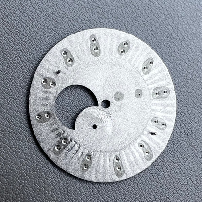 35mm Watch Dial Dark Blue Golden Nail Cocktail Modified Diving for NH39 Movement