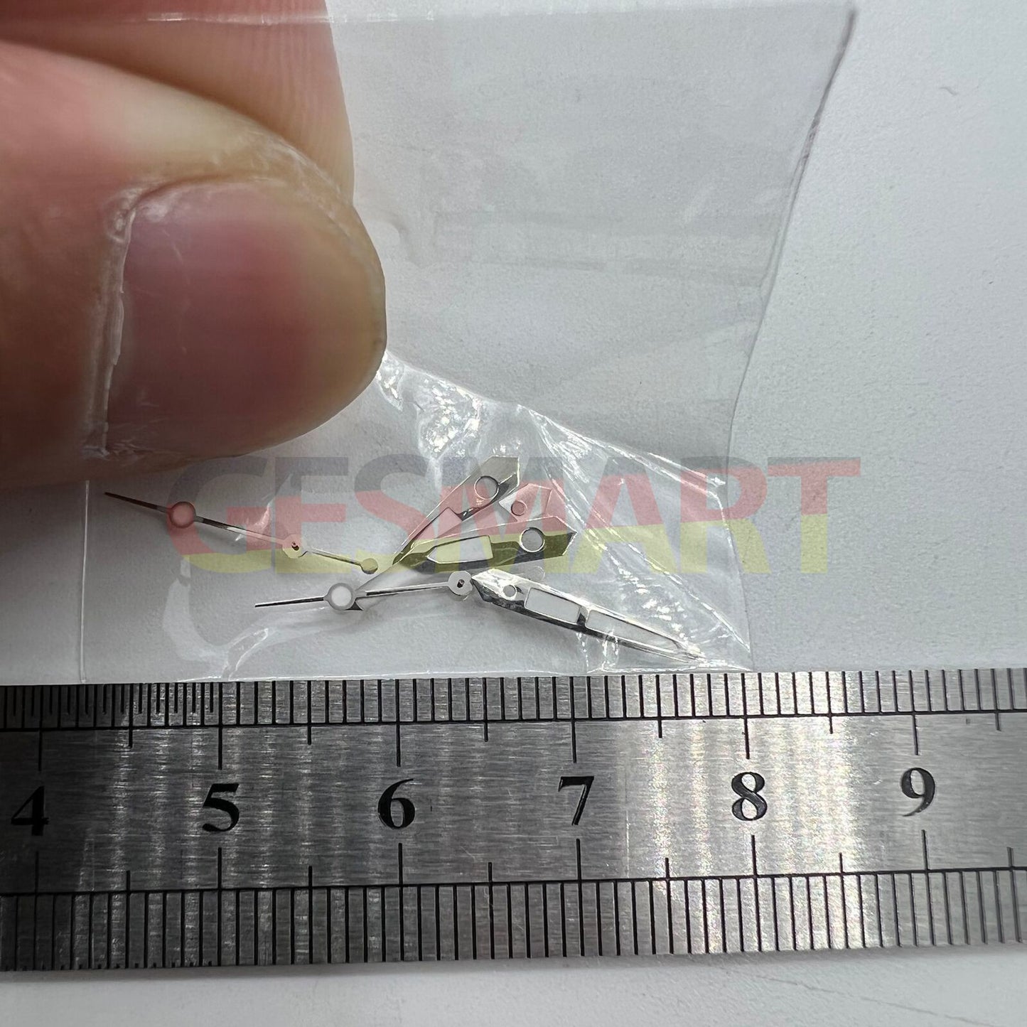 Green luminous watch hands set by Miyota, perfect for upgrading 2035, 2115, 2105, 2305 movements.