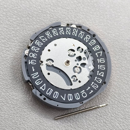 Japan Original VK63A Quartz Movement Black Disk Date@3 Single Calendar