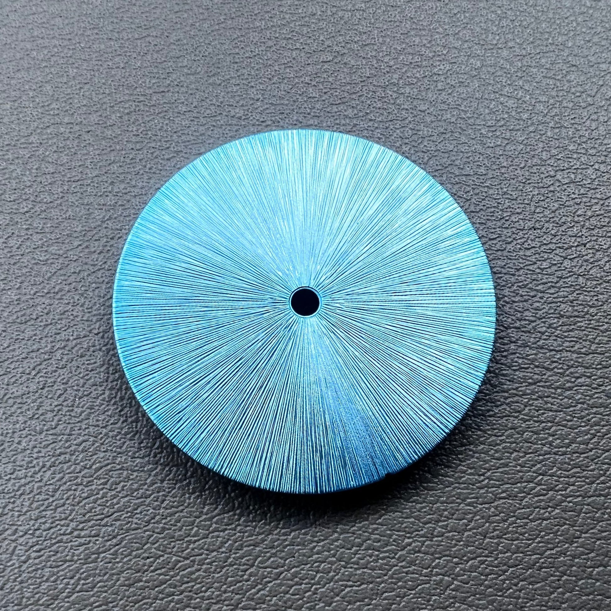 Ice Blue 28.5mm watch dial with solar radiation pattern, compatible with Miyota 8215 8200, brand quality.