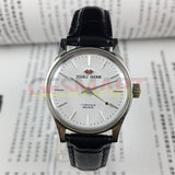 31mm China Made Beijing Double Rhomb Manual Mechanical Watch 3 Hands Silver Case