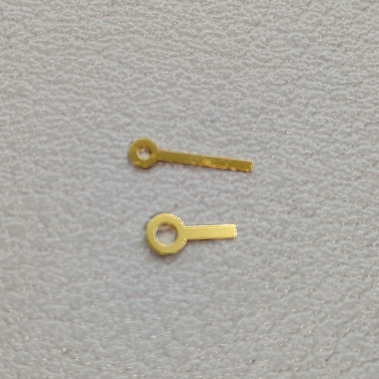 2 Sets/Pack Golden Trim Watch Hands for Ronda 763 762 751 1062 1063 Movement