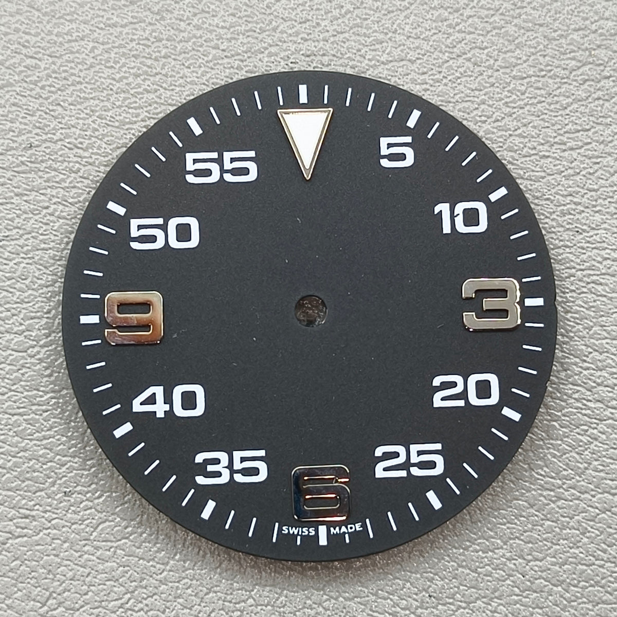 31mm Blue Lume Solid Black BGW9 Watch Dial Fit for NH35 Movement