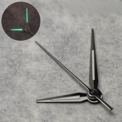 C3 Green luminous Multicolor Watch Hands for NH34 NH35 4R35 NH36 4R36 Movement