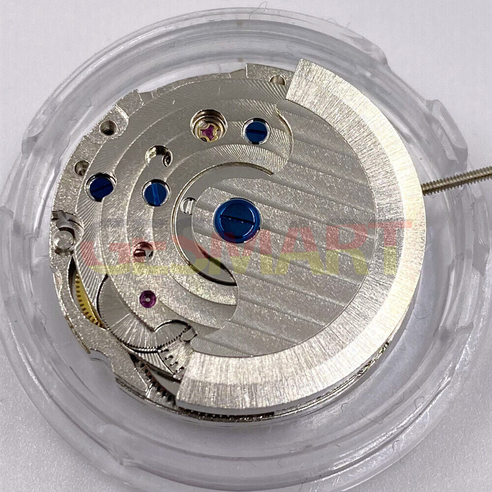 Bare Balance Wheel and Star Phase at 3 o'clock on Lady Automatic Mechanical Watch Movement by Bare Balance