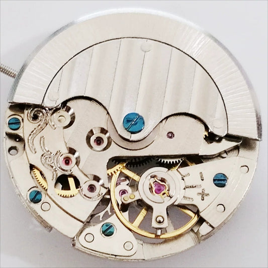 Half-Hollow Chinese 2813 8205 Auto Mechanical Movement 4 Hands Small Second@5/9