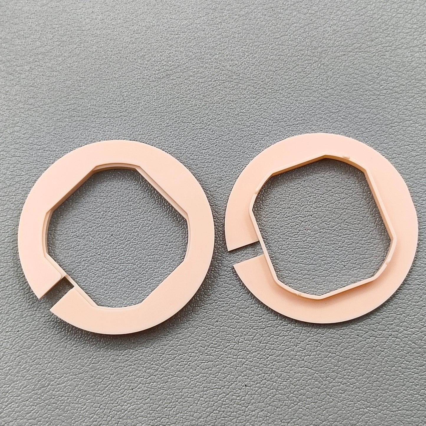 3 PIECES Watch Case Cushion Mount Spacer Ring Fixing Ring for HTR VX43 Movement