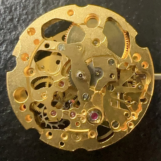 Japan Made Miyota 6T33 Golden Hollow Hand-winding Mechanical Movement 3 Hands