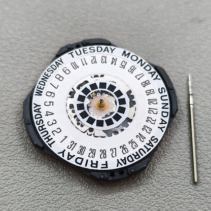 Japan Hattori Epson TMI VX44 VX44E Watch Quartz Movement Dial White