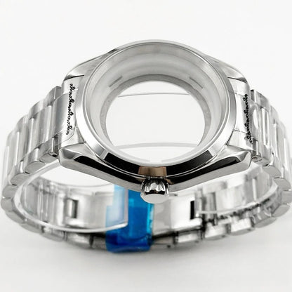 40MM Polish Bezel Watch Case Sapphire for NH34/35 NH36 NH37 NH38 NH39 NH70 NH72