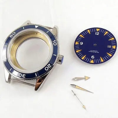 Modified 10ATM 41mm Sapphire Glass Watch Case Fit 8215 NH35 NH36 ETA 2824 2836