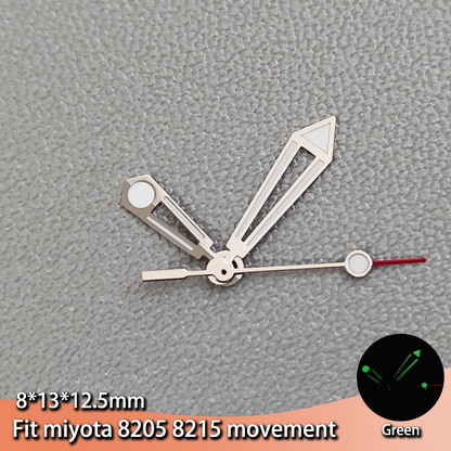 Luminous Green Watches Hands for NH35 NH36 Series ETA 2836 2824 Miyota 8205 8215