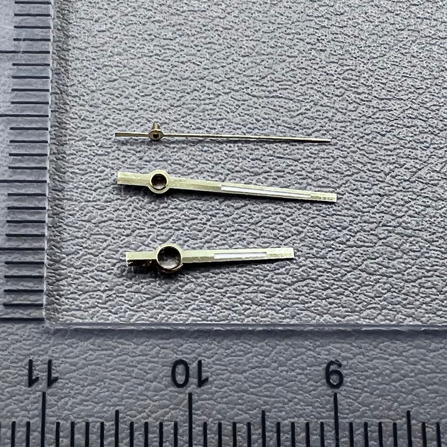 Green Lume Golden Trim Watch Hands for Miyota 8285 Movement Fit 31mm Watch Dial