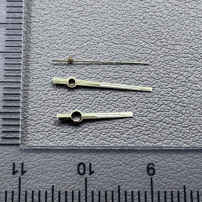 Green Lume Golden Trim Watch Hands for Miyota 8285 Movement Fit 31mm Watch Dial