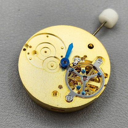 Men Golden Hollow Automatic Mechanical Movement Small Second@6 3 Hands