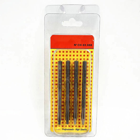 4pcs 5.07mm oscillating rotor axle punches set for RLX watch repair, compatible with 1530-3135 calibers