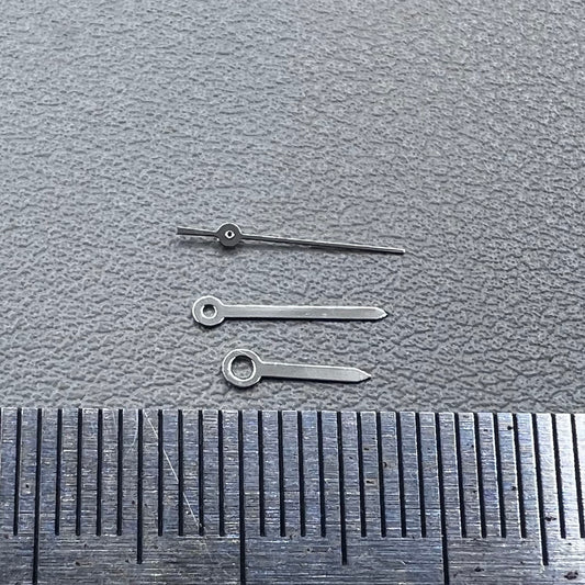 2 Sets/Pack Silver Trim Watch Hands for Miyota 1M12 Movement