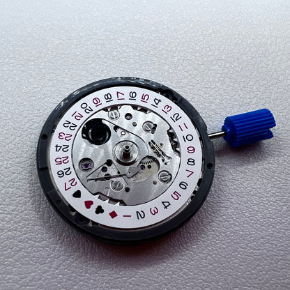 Japan NH35 NH35A Black Spade Automatic Mechanical Movement SKX007 Crown@3.0