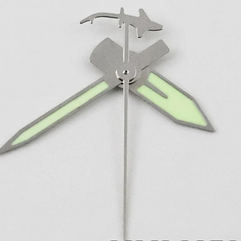 Shark Second Hands C3 Luminous Watch Hands for NH34 NH35 NH36 NH38 NH70 NH72