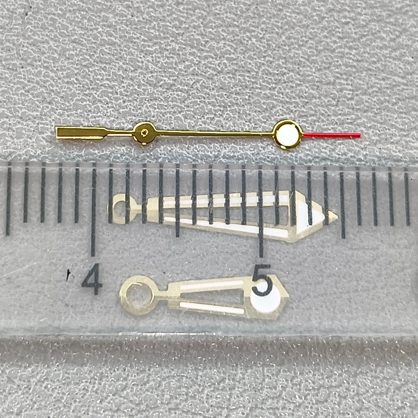 Modified GoldenTrim Watch Hands Green Luminous Fit Miyota 8205 8215 Movement