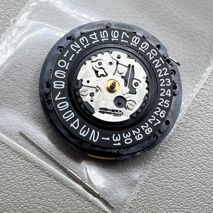 Seiko Japan 5M82A quartz watch movement for precise timekeeping and reliability.