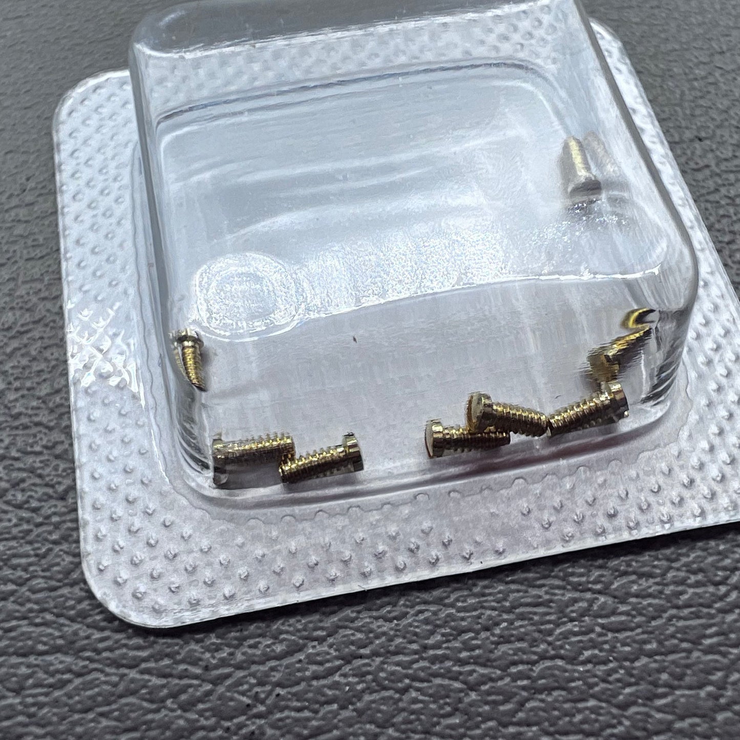 Men Golden 3x1mm Watch Back Cover Screws Slotted Screws Watch Part for Cartier Watches