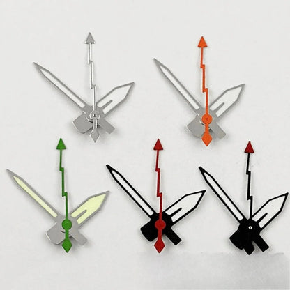 Lightning Second Hand C3 Green Luminous Watch Hands for NH35 NH36 NH38 NH39 NH70
