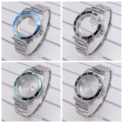 38mm Steel Watch Case With Bezel 120-clicks For Submariner NH35 NH36 NH70