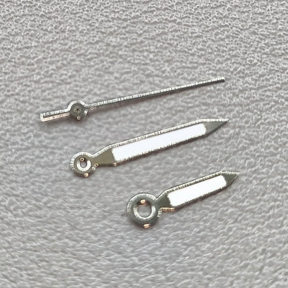 2 Sets Green Lume Silver Trim Arrow Shape Watch Hands for Miyota 1M12 Movement