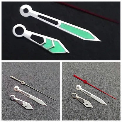 Watch Hands Green Luminous Pointers for NH35A NH36A Mechanical Movement