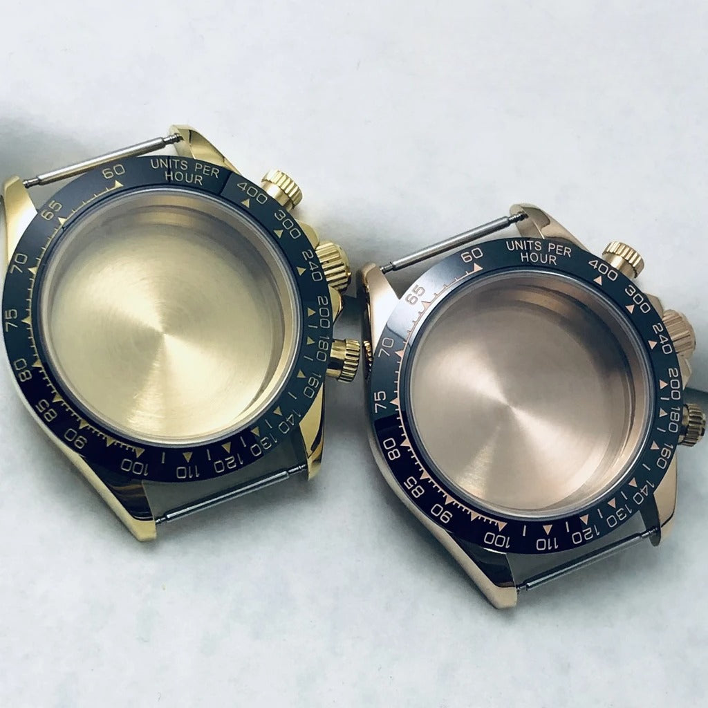 Modified Daytona Chronograph 40mm VK63 Ceramic Bezel Watch Case Fit VK63A VK64