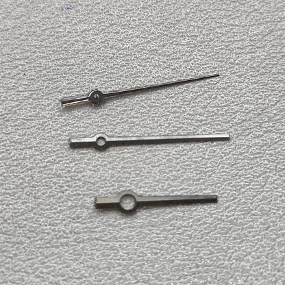 2 Sets/Pack Modified Black Square Pointed No Lume Hands for NH35/36 NH38 NH72
