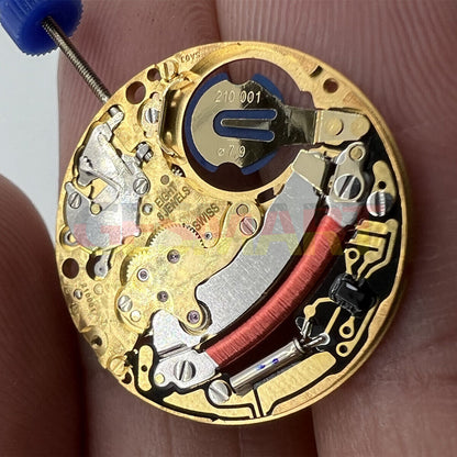 Montre <tc>ETA</tc> 210.001 à quartz, mouvement suisse à 2 aiguilles 
