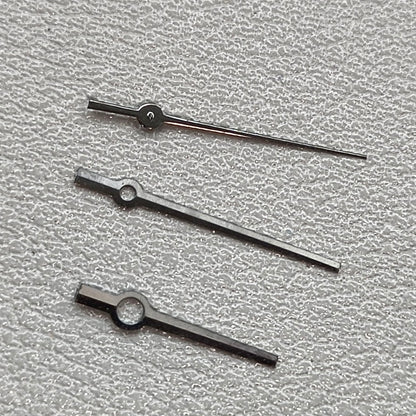 2 Sets/Pack Modified Black Square Pointed No Lume Hands for NH35/36 NH38 NH72