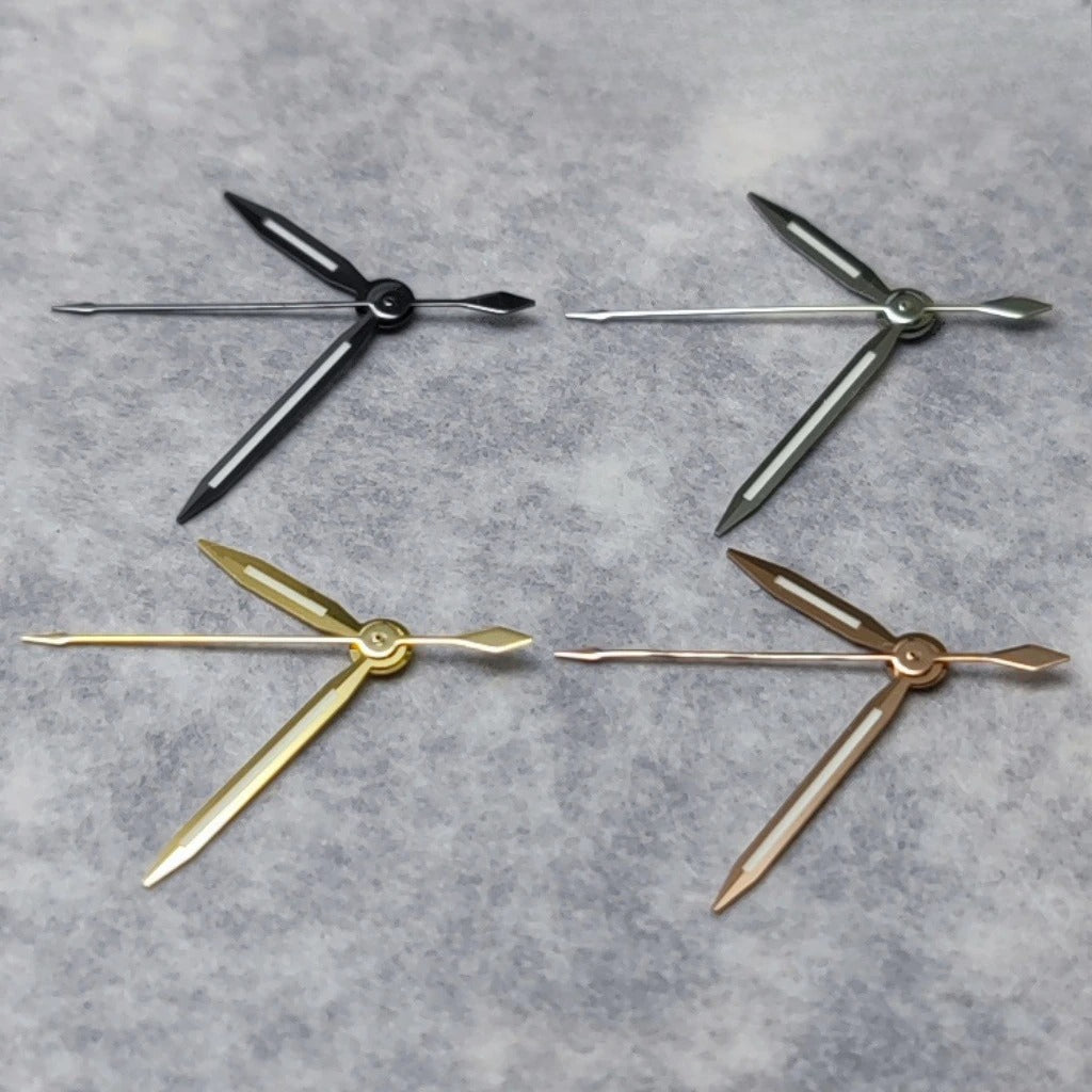 Multicolor Watch Hands with  C3 Green luminous for NH34 NH35 4R35 NH36 4R36