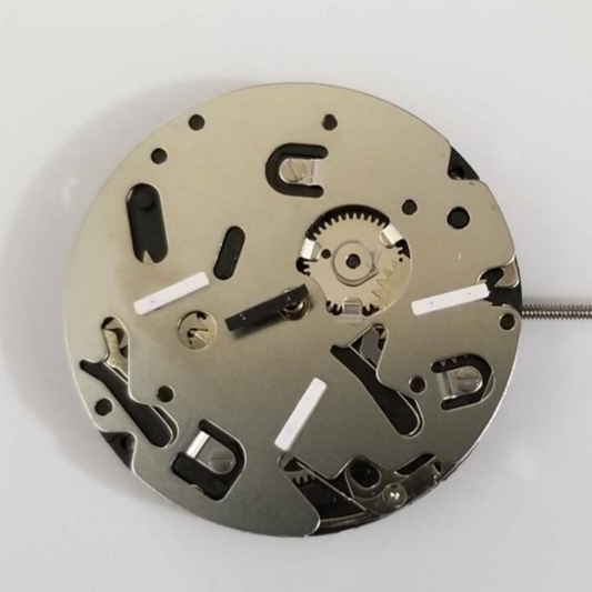 Silver ISA 9238 quartz watch repair part, precision movement component for accessories.