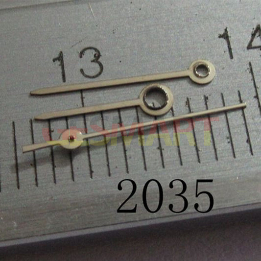 Grey silver 10mm needle shape watch hand for Miyota 2035 and 2115 movements