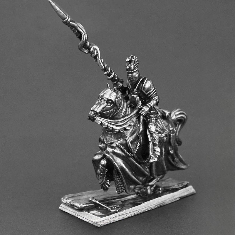 Swan Knight Copper Miniature Figurine White Bronze Medieval Wargame 095-24
