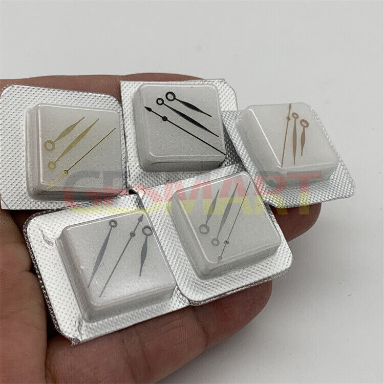 Men's 3-hand watch hands set for Miyota 8200 movement, sleek design