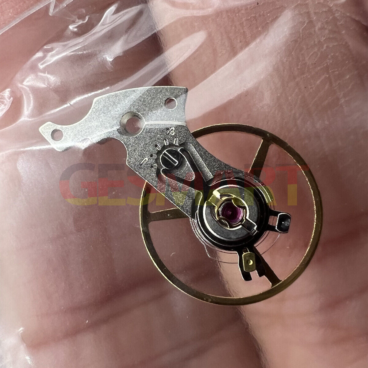 Swiss Complete Balance Wheel with splint for SW200-1 movement, precision watch accessory enhancing timekeeping accuracy.
